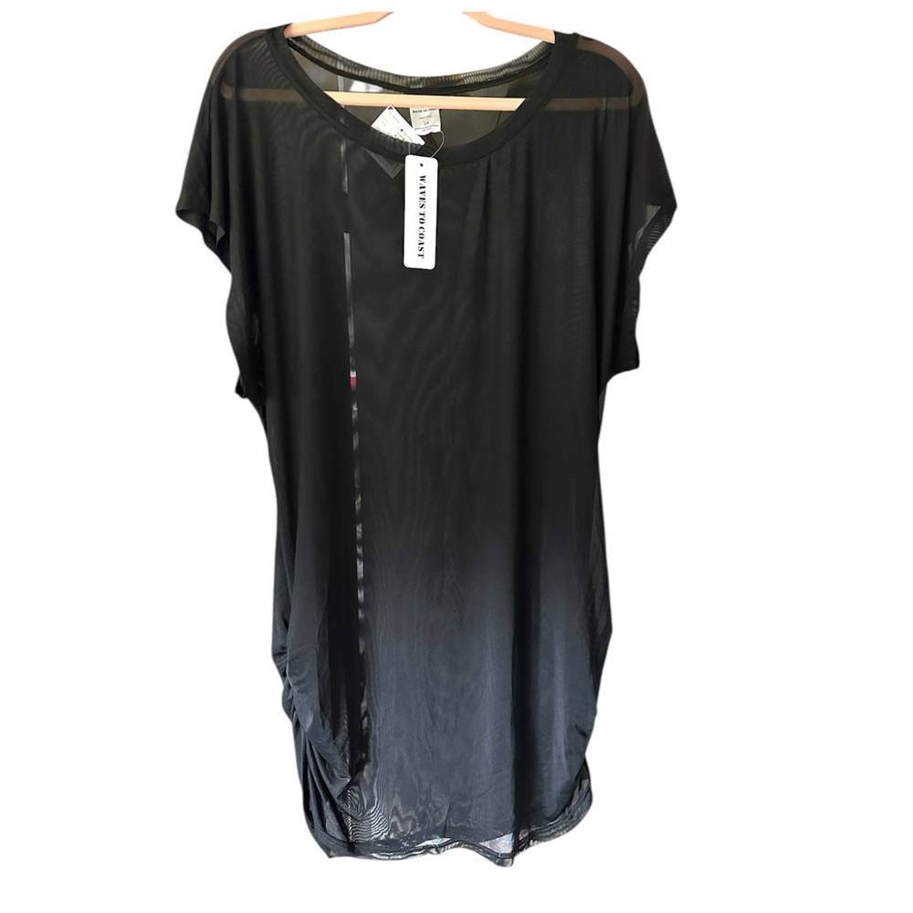 NWT Sheer Black Swimsuit Cover Up